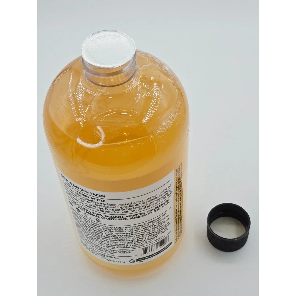 Tubby Todd Bubble Bath Sweet Quince Honeysuckle 25oz Natural Plant-Based New